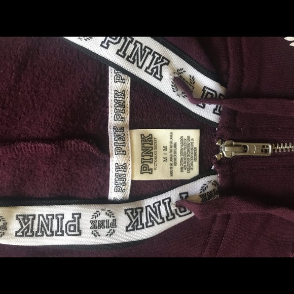 PINK Victoria’s Secret Zip-Up Sweatshirt - Picture 2 of 3